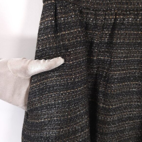 ANTHROPOLOGIE MOULINETTE SOEURS Dress Women’s Tweed Fit Flare Metallic Size 0 - Picture 8 of 12